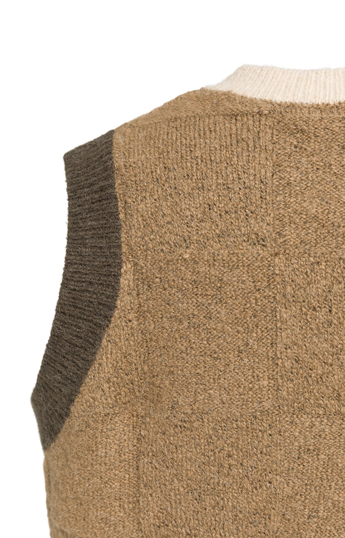 YAYA layering vest with contrasting details