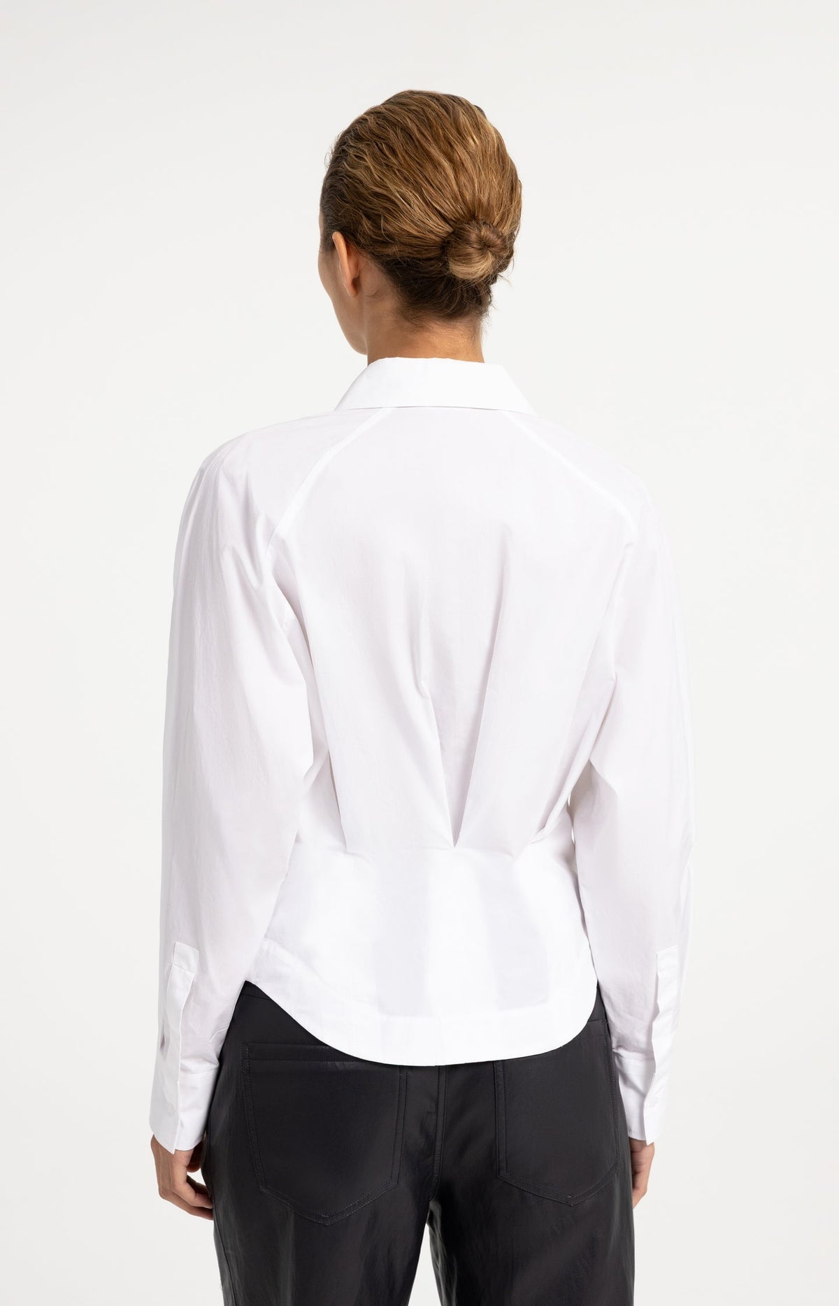 YAYA cotton blouse with shaped waist