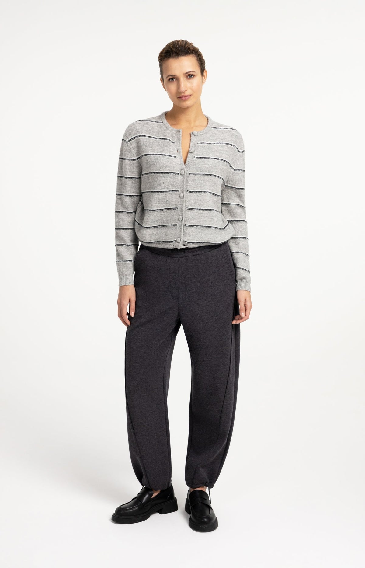 Cosy YAYA striped cardigan 