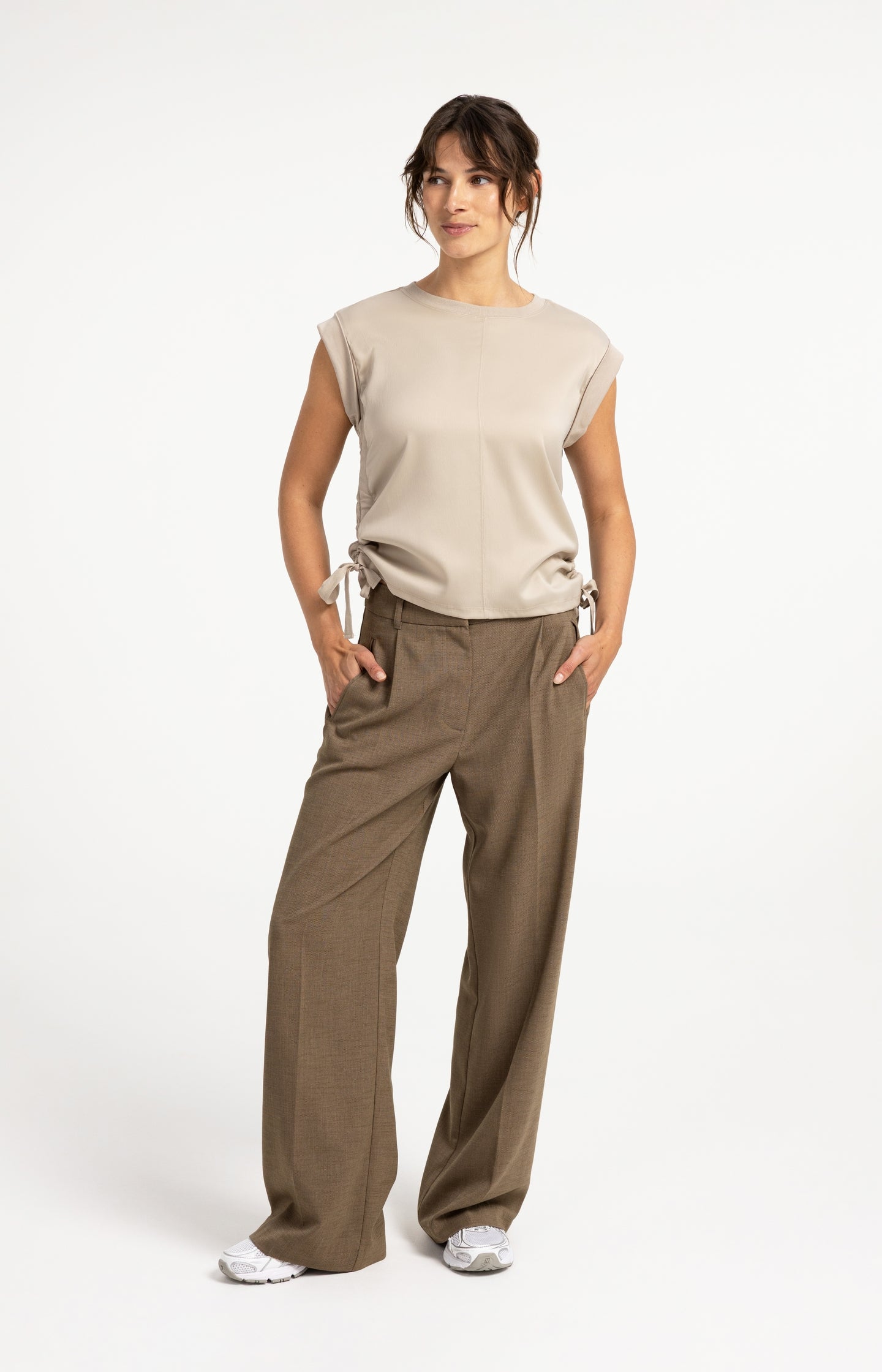 YAYA round-neck top with a regular fit